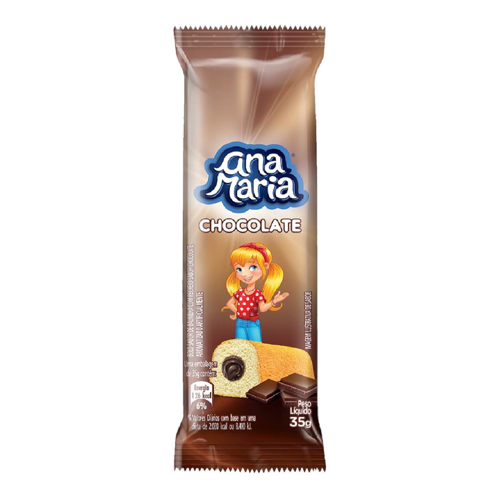 Bolinho Ana Maria 035 G Recheada Duplo Chocolate