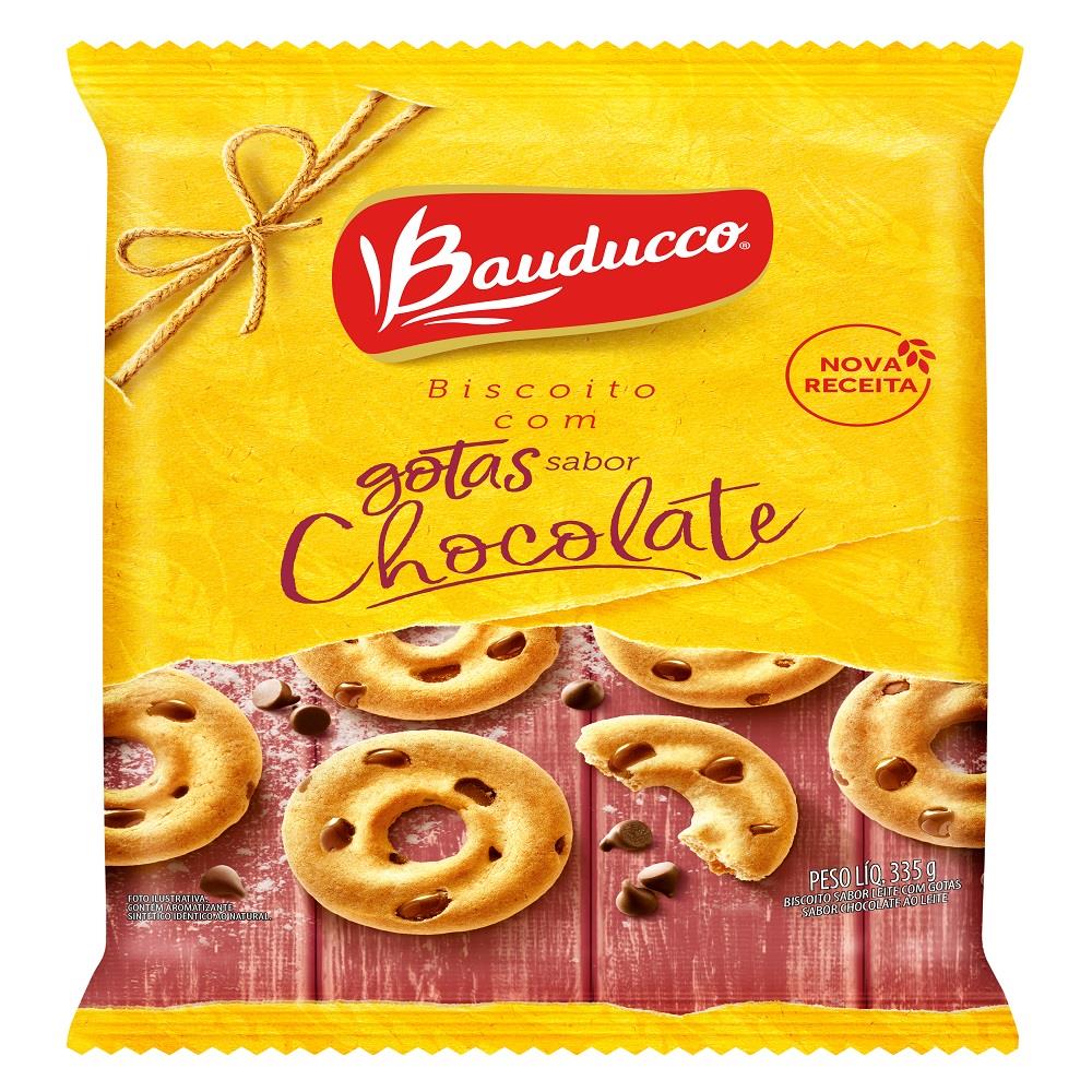 Biscoito Bauducco 335 G Amanteigado Gotas Chocolate
