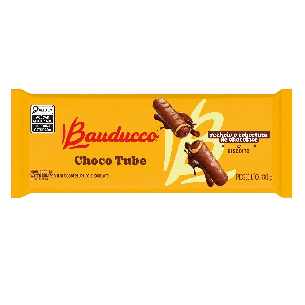 Biscoito Bauducco 080 G Wafer Choco Tube