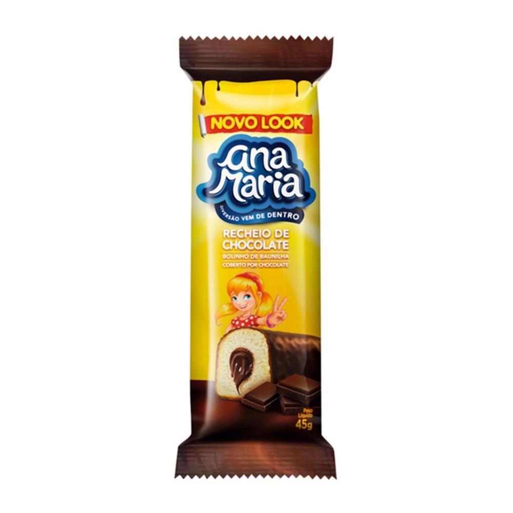 Bolinho Ana Maria 042 G Coberto Chocolate